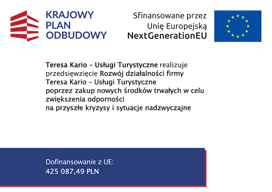 Informacja o dofinansowaniu – KPO / NextGenerationEU